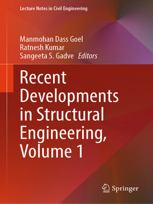 cover image of Recent Developments in Structural Engineering, Volume 1